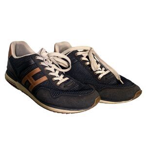 Tommy Hilfiger mens leather oxford sneakers. Size 10.5